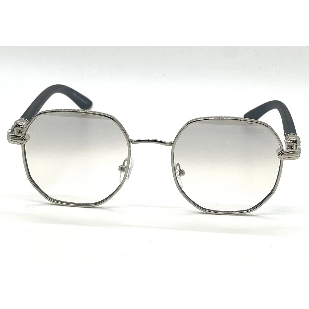 Sunglasses Vintage Style‎ Silver Frame Tinted Lens 80's 90's Street Wear Casual